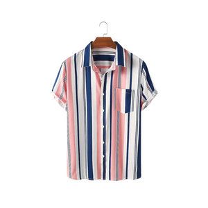 เสื้อเชิ๊ตผู้ชายแขนยาวติดกระดุมแบบลำลองเสื้อเชิ๊ตพิมพ์ลายสไตล์วินเทจ - Product Image 3