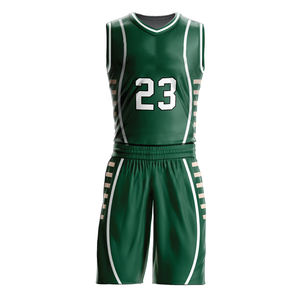 Uniforme de Baloncesto Personalizado de Nuevo Estilo, Hecho en Pakistán, 100% Poliéster, Fácil de Usar, Uniformes de Baloncesto de la Mejor Calidad - Product Image 1