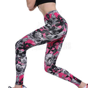Mallas sin costuras de cintura alta superventas para mujer, pantalones de Yoga con estampado de sublimación de alta calidad, gimnasio informal al por mayor - Product Image 5