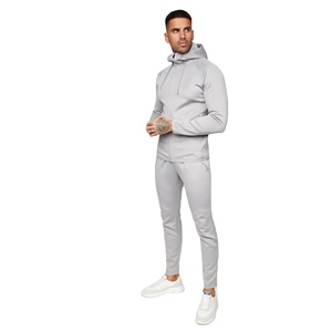 Survêtements Streetwear Style Hip Hop en Gros, Ensemble 2 Pièces 100% Coton Uni ou Imprimé, Sweat à Capuche et Jogger, Survêtements Personnalisables avec Logo - Product Image 1