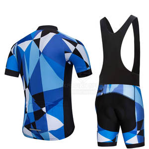 Tenues d'équipe de cyclisme uniques personnalisées imprimées par sublimation respirantes fabriquées en usine pour hommes - Product Image 2