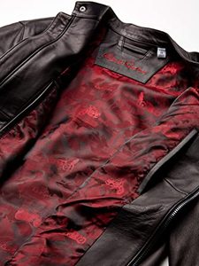 Chaqueta de Cuero Personalizada Nueva 2024, Chaqueta de Cuero de Alta Calidad con Cierre Frontal Completo, Cuello Alto, Forro de Cuero PU Original OEM para Invierno - Product Image 6