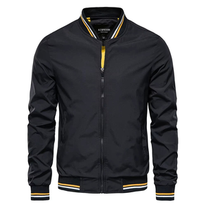 Chaqueta a prueba de viento personalizada para hombre, acolchado de poliéster bombardero de Otoño de seda, cremallera completa, Camuflaje, Primavera - Product Image 4