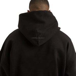 Sudaderas con Capucha de Alta Calidad para Hombre, Ligeras, 100% Algodón, de Secado Rápido, con Logotipo Personalizado, Estampado Sólido, Ropa Urbana de Otoño - Product Image 3