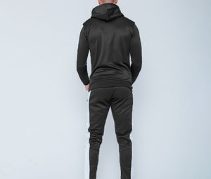 Ensemble de jogging 2 pièces en coton respirant à séchage rapide coupe-vent survêtement à manches longues pour hommes pour l'hiver - Product Image 6