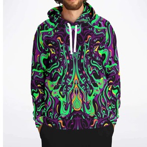 Sublimation vierge brodé hiver pull à capuche échantillon gratuit grande taille hommes extérieur Streetwear - Product Image 5