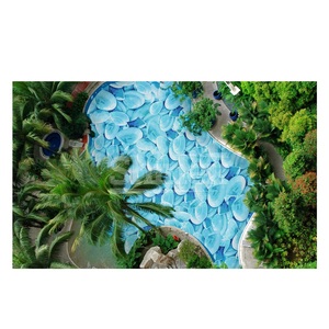 Carreaux de piscine de luxe de qualité supérieure, antidérapants, résistants aux acides, antibactériens, 10 mm d'épaisseur, brillants et durables, pour écoles et villas. - Product Image 1