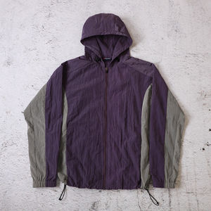 Fabricants personnalisés de survêtements coupe-vent à blocs de couleurs ensemble de survêtements de sport coupe-vent en nylon tissé de haute qualité - Product Image 4