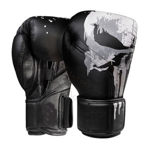 Gants de boxe professionnels en cuir PU avec logo personnalisé gants de boxe MMA gants de boxe en cuir de vache gants de boxe hommes vente en gros en usine - Product Image 3
