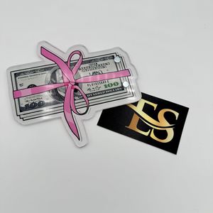 Dollar Bow Nueva llegada Azulejo de pestañas sostenible Personalizar color y diseños Azulejos de pestañas acrílicas Placa Azulejo de fabricación de pestañas - Product Image 3