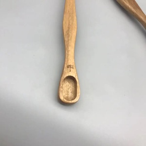 Plat de service en bois écologique de haute qualité, 2 pièces, avec cuillère, fabriqué en Inde par New Design Solid Cutlery Flatware - Product Image 2