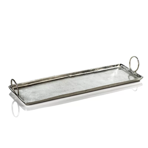 New Arrival Stylish Serving Platters Luxury Aluminium Hot Selling Aluminium Decorative Trays From India Premium Home Decor Tray - Product Image 5
