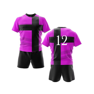 Uniforme de Rugby de Poliéster Sublimado Personalizado con Logotipo, Ligero, Transpirable, Antibacterial, Tallas Grandes, de Secado Rápido, Superventas - Product Image 5
