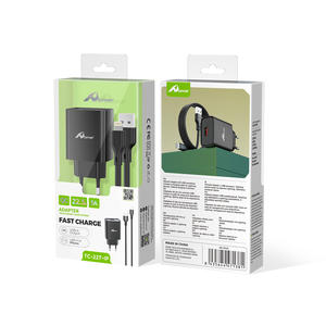 Adaptateur de charge rapide TC-227IP 22.5W 3A Chargeur USB Negro avec câble pour Apple IPHONE - Product Image 2