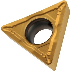 Plaquettes de tournage indexables ISO TCMT 16T304E-URTT310 D.4.4mm revêtues PVD Or, lot de 10 pour outils de tournage - Product Image 1