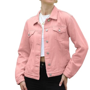 Chaqueta vaquera de manga regular de alta calidad para mujer, chaqueta vaquera para hombre, mujer y Niña - Product Image 3