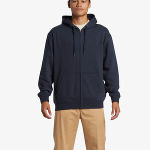 เสื้อฮู้ดซิปบ็อกซี่สำหรับผู้ชายเสื้อมีฮู้ดแบบรูดซิปทรงบ็อกซี่สำหรับฤดูหนาวออกแบบได้ตามต้องการ - Product Image 5