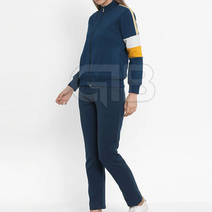 Ensemble de survêtement pour homme de qualité supérieure, automne, uni, respirant, col à capuche, manches longues, logo personnalisable, 100% coton - Product Image 1