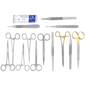Meilleur prix, nouveauté, kit d'instruments manuels de chirurgie générale de 23 pièces, ensemble d'instruments chirurgicaux en acier inoxydable, en métal durable - Product Image 2