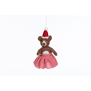 High Quality Handmade Felt Bear Dress Customizable Size Lovely Artificial Festival Decor for <b>Christmas</b> <b>Boxed</b> Holiday Decoration - Product Image 1