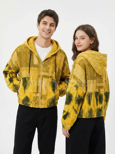 100% High Quality Corduroy Zipper Hoodie Distressed Washed Ribbed <b>Vintage</b> Style Causal Fashion Hoodies <b>Sweatshirt</b> for Unisex - Product Image 6