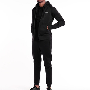 High Quality Jogging Tracksuit For Men With Hood Drawstrings OEM Fashion 2026 Custom Logo Tracksuit Soft Breathable High Quality - Product Image 5