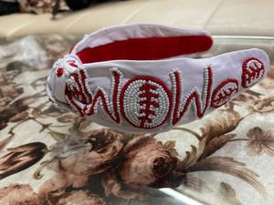 Stylish Seed Bead Fabric Hairband <b>for</b> <b>Women</b> Trendy Knotted Braided <b>Headband</b> Accessory Plain Style Hair Accessories - Product Image 2