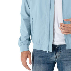 2024 chaqueta de bombardero de invierno de estilo callejero Unisex de alta calidad de punto con cremallera ligera logotipo personalizado bordado bolsillo servicio OEM - Product Image 5