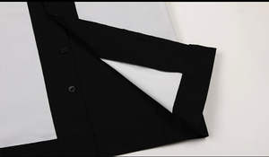 Camisa de Bolos Vintage para Hombre, de Dos Tonos, con Paneles de Contraste Verticales, Cuello Abierto y Tela Transpirable de Alto Rendimiento para Equipos - Product Image 2