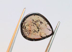 ไม่ซ้ำกันเจ็ดพลอยลูกแพร์รูปร่างหลวม lepidocrocite rutile อัญมณีแบนกลับซุปเปอร์เจ็ด Cabochon ของขวัญสำหรับเธอ - Product Image 3