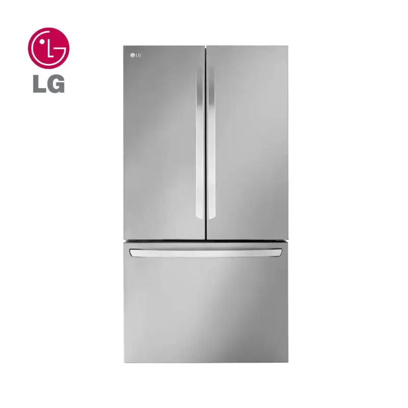 LG 27 cu. ft. Smart Counter-Depth MAX French Door Refrigerator Internal Water Dispenser Print Proof Stainless Steel