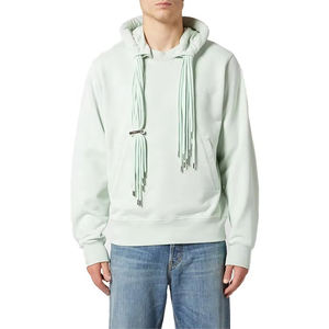 Sweat à capuche d'hiver personnalisé en polaire 80% coton 20% polyester, pull à capuche streetwear confortable pour homme - Product Image 1