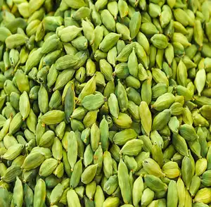 Cardamomo verde recién secado 7mm - 8mm a granel de fábrica India a un precio muy competitivo