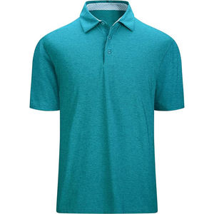 Camisas de golf personalizadas para hombres Dry Fit Polo Camisa de manga corta con cuello con poliéster 100% de alta calidad y Premium - Product Image 1