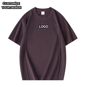Vente en gros OEMODM 100% coton T-shirt coupe régulière pour hommes impression de logo personnalisé transfert de chaleur imprimé respirant séchage rapide tricoté haut - Product Image 1