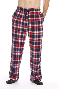 Ensemble de pyjama en flanelle pour homme, coupe ample, jambe droite, surdimensionné, séchage rapide, respirant, vêtements de nuit et de sommeil, pyjamas pour homme - Product Image 4