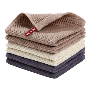 100% Cotton Knitted Kitchen Towels Quick-Dry & <b>Lint</b>-Free Durable and Easy to Maintain for Any Kitchen - Product Image 1