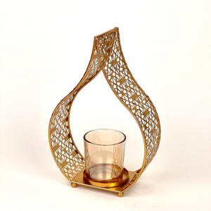 Custom Designed Luxury Metal Tea <b>Light</b> Candle Holders Both Table and Wall <b>Hanging</b> Lanterns for Home and <b>Garden</b> Decor - Product Image 1