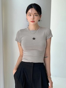 Camisetas de Yoga para mujer, camisas deportivas de gimnasio atléticas, camisas de manga corta transpirables para entrenamiento y Fitness - Product Image 4