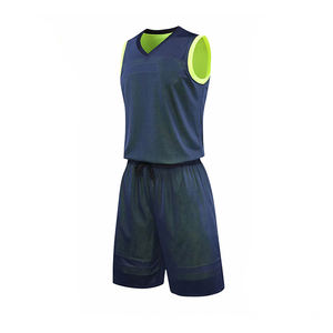 Uniforme de baloncesto reversible para hombre, nombre personalizado y número, logotipo impreso, talla XS, diseño transpirable, conjuntos personalizados al por mayor - Product Image 3