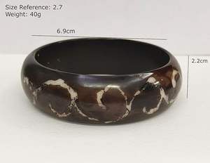 SACK UnfoldSelf Handcrafted Woven Resin Waterproof Luxury Wedding Bracelet Set <b>for</b> Women/<b>Girls</b> with Customizable Size & Color - Product Image 1