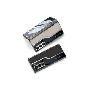 Netzy Ultra-Thin PC + Leather Back Cover for Samsung for Galaxy Z Fold <b>6</b> Camera Protection Polygon Series Stylish Ins 14 Plus - Product Image 5