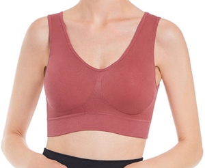 Sujetador deportivo transpirable sin costuras con almohadillas extraíbles para correr, yoga, fitness y entrenamientos de gimnasio diseñados para mujeres activas - Product Image 6