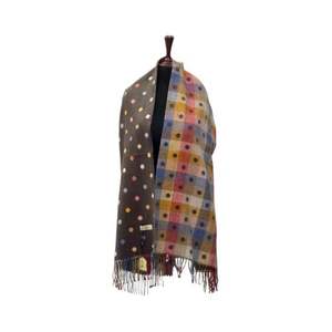 Pashmina de Cachemira larga de Invierno para mujer de calidad Premium 2025, chal de lana étnico indio bordado en varios colores, temporada de otoño - Product Image 1