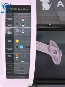 Portable réutilisable perroquet couveuse pour animaux de compagnie 90 incubateur contrôle de l'humidité vétérinaire ICU Pet Cage couveuse chambre - Product Image 2