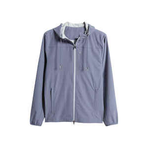 2025 nouveau Style toile coupe-vent vestes avec col montant imperméable et réversible bas quantité minimale de commande en ligne meilleure vente - Product Image 3