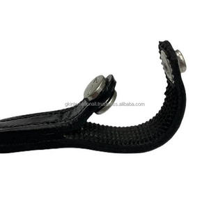 Cristaux noirs ou bruns en forme de vague Bande de front de cheval en cuir véritable décorative en plein Cob sur les tailles au prix de gros d'usine - Product Image 3