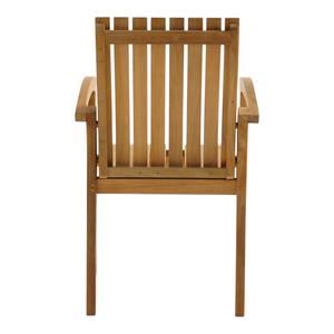 Chaise de salle à manger d'extérieur en teck massif résistant aux intempéries, design classique, fauteuil pour hôtel de luxe, patio et terrasse de restaurant - Product Image 5