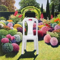 Chaise en plastique blanche portable pour extérieur, jardin, pique-nique, événements – Quantité supérieure