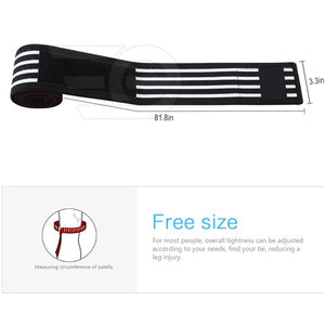 แผ่นรองเข่าแบบปรับได้สำหรับกีฬา การป้องกันการกระแทก วอลเลย์บอล บาสเกตบอล ปั่นจักรยาน ความปลอดภัยกลางแจ้ง - Product Image 2